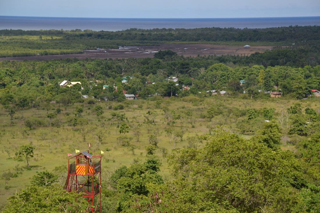 The view over Puerto Princesa from Baker's Hill