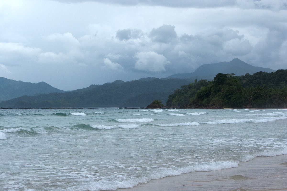The beach at Sabang on the west coast of Palawan